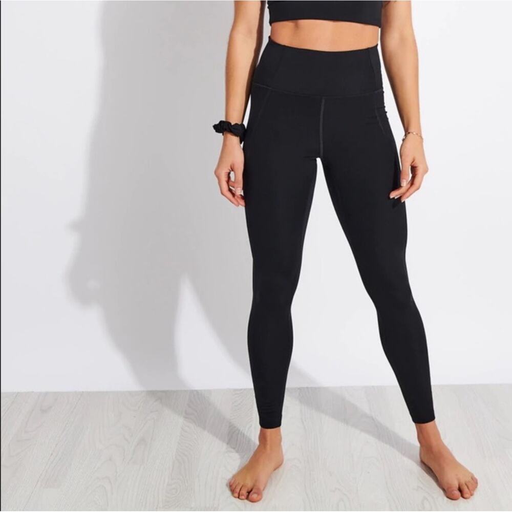 Girlfriend Collective Sporty‎ Leggings Women's Small Neutral Athleisure